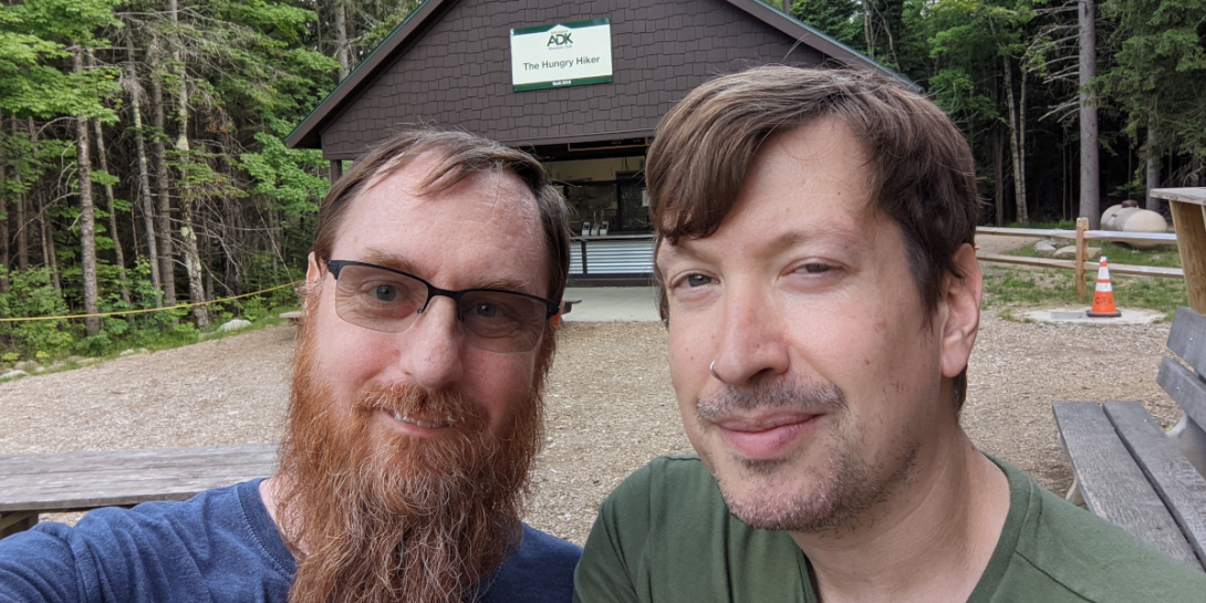 Michael and Robb at ADK Loj